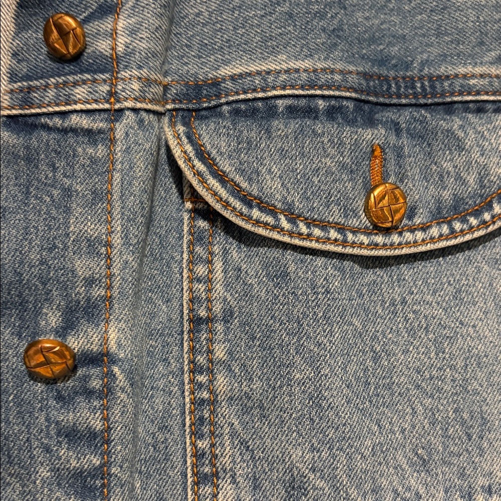 EUC Blazé Milano Cotton Denim Jacket Sz 3 (M/L) - Picture 7 of 9